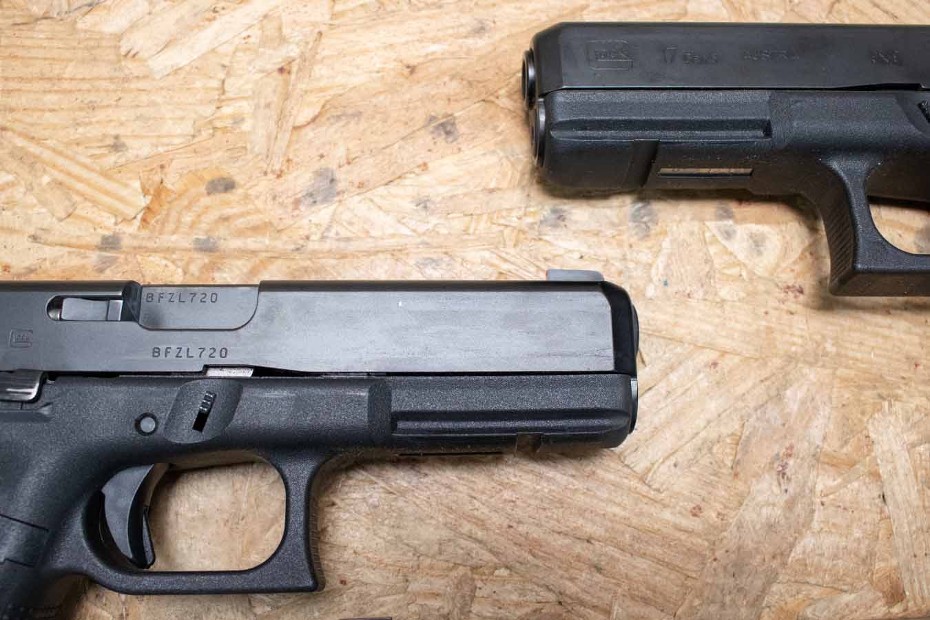 GLOCK 17 Gen5 9mm Police Trade-in Pistol with Night Sights (Fair Condition)
